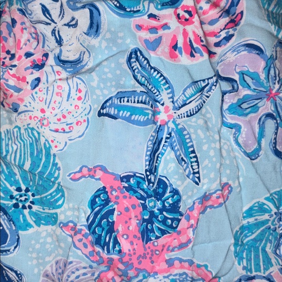 Lilly Pulitzer Natalie Shirtdress Cover-Up in Multi Bahamas Beachcomber print - Picture 7 of 7